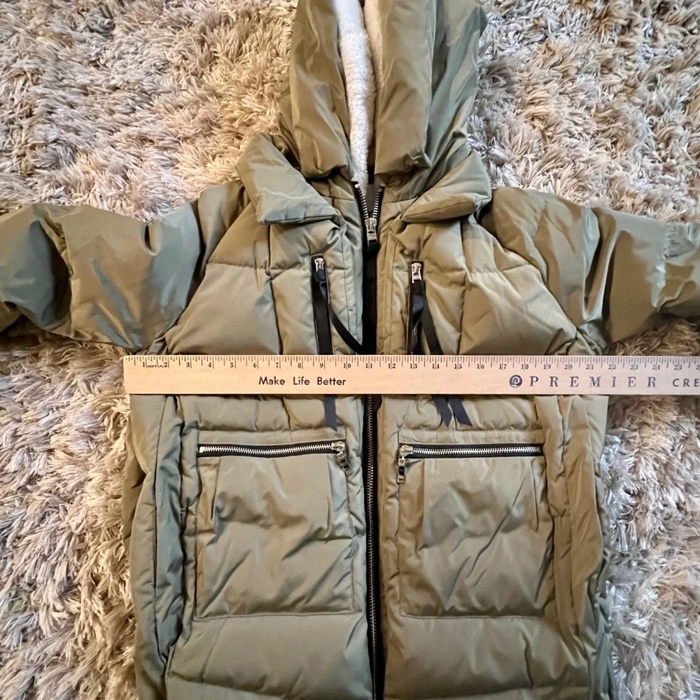 OROLAY THICKENED DOWN PUFFER COAT SIZE SMALL  NEW - Picture 14 of 16